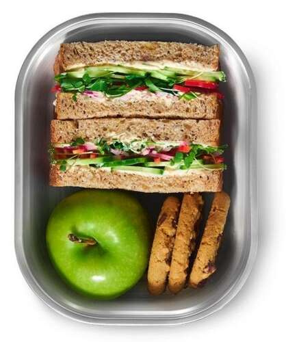 Stalowy lunchbox M 900ml BLACK+BLUM