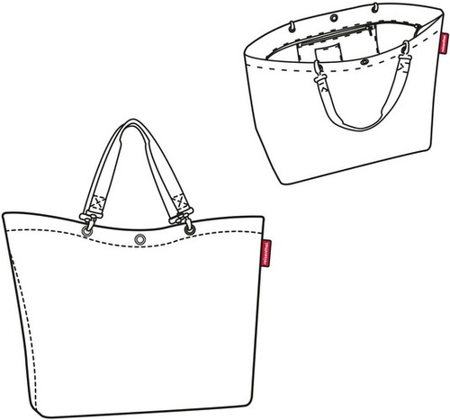 Torba shopper XL dots REISENTHEL