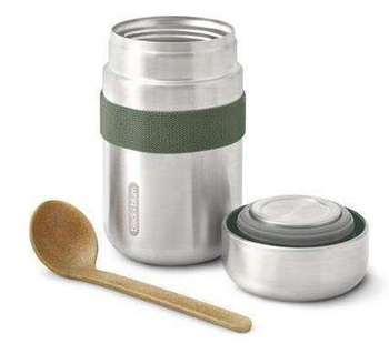 Stalowy termos obiadowy oliwkowy BLACK+BLUM