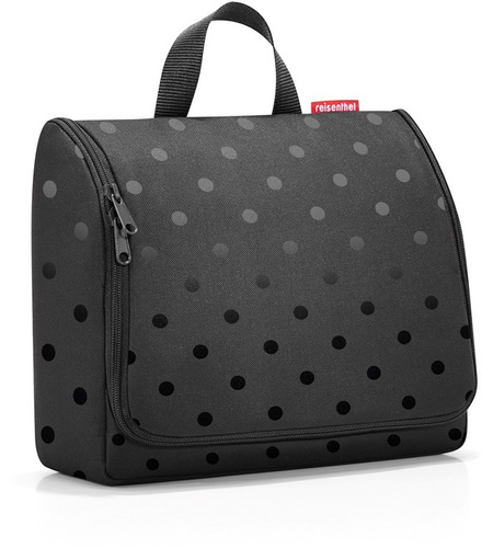 Kosmetyczka toiletbag XL glossy dots black REISENTHEL
