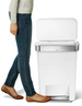 Kosz na śmieci 45l Liner Pocket biały SIMPLEHUMAN