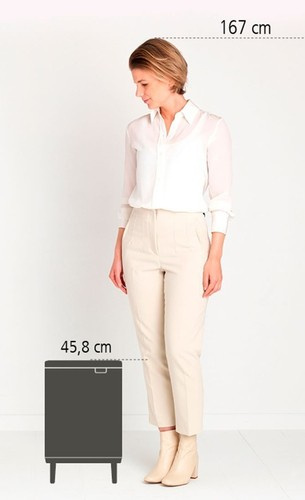 Kosz 12l Bo Hi czarny BRABANTIA