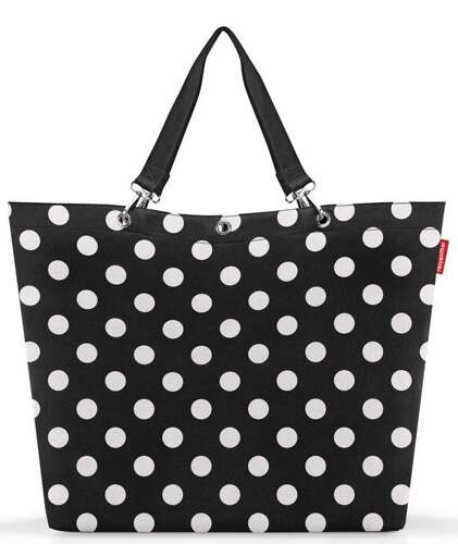 Torba shopper XL dots white REISENTHEL
