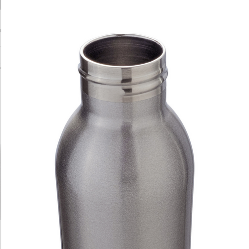 Butelka termiczna 350 ml B Bottles Twin silver brushed BUGATTI