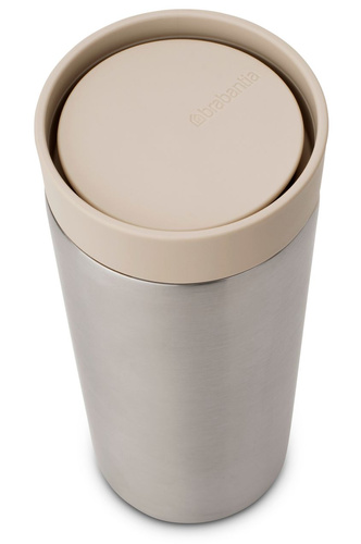 Kubek termiczny 360 ml Make & Take Soft Beige BRABANTIA