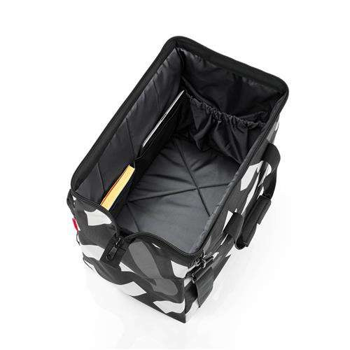 Torba allrounder L pocket signature bold grey REISENTHEL