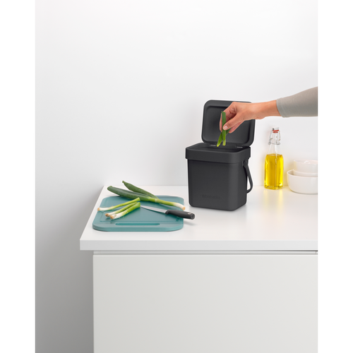 Kosz Sort & Go 3l Dark Grey BRABANTIA