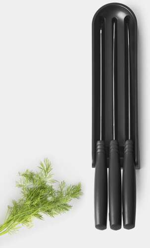 Zestaw 3 noży kuchennych plus uchwyt Tasty+ BRABANTIA