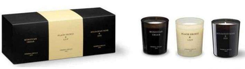 Zestaw 3 świec zapachowych CERERIA MOLLA
