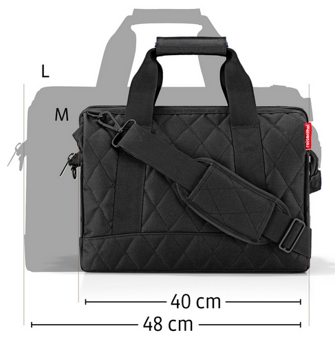 Torba allrounder L herringbone mokka REISENTHEL