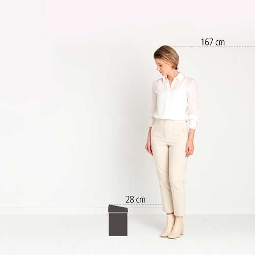 Kosz Touch Bin 3l stal polerowana BRABANTIA