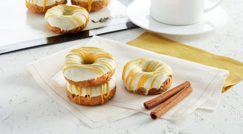 Forma do pieczenia pączków silikonowa czerwona LEKUE