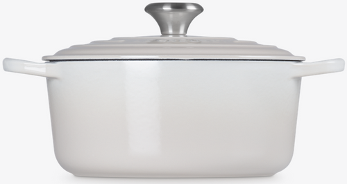 Brytfanna żeliwna okrągła 24 cm meringue LE CREUSET
