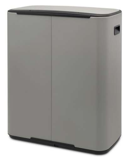 Kosz Bo Pedal Bin 60l szary betonowy powłoka mineralna BRABANTIA