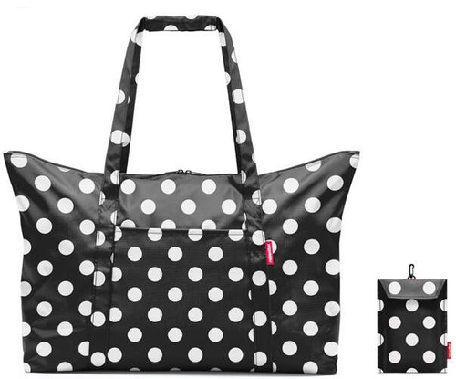 Torba mini maxi travelbag dots white REISENTHEL