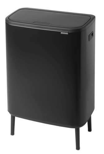 Kosz Bo Touch Bin Hi 60 l czarny matowy BRABANTIA