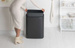 Kosz Bo Touch Bin 60l czarny matowy BRABANTIA
