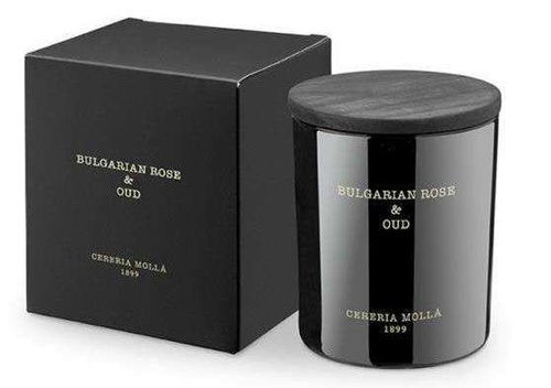 Świeca Premium Bulgarian Rose and Oud 230g CERERIA MOLLA