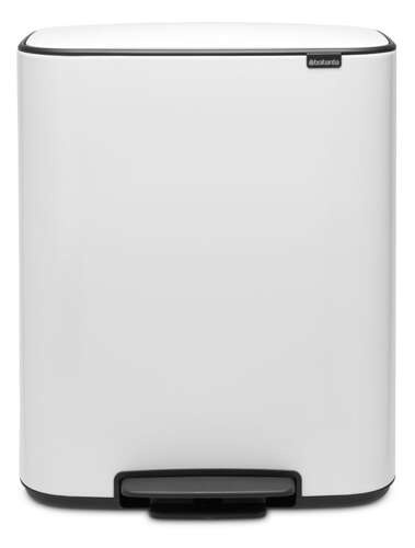 Kosz Bo Pedal Bin 2x30 l biały BRABANTIA 