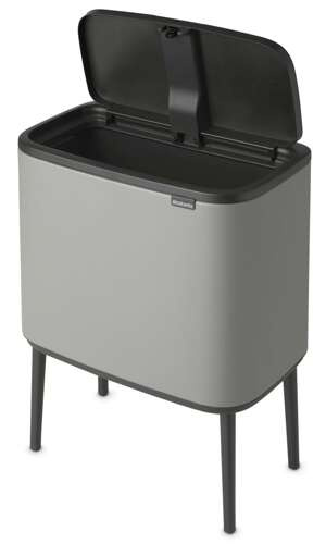 Kosz BO Touch Bin 36l Mineral Concrete Grey BRABANTIA 