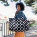 Torba mini maxi travelbag dots white REISENTHEL