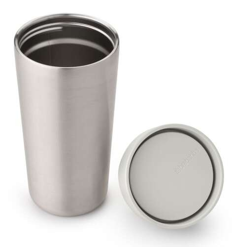 Kubek termiczny 360ml Make&Take light grey BRABANTIA