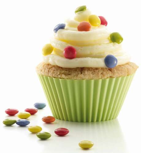 Foremki do pieczenia muffinek 10 cm (6 sztuk) silikonowe LEKUE