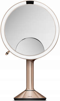 Lustro z czujnikiem 20 cm Sensor Trio rose gold SIMPLEHUMAN