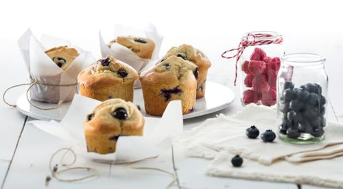 Forma na muffiny (6 sztuk) silikonowa czerwona LEKUE