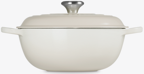 Garnek do gulaszu 26 cm - 4,1 l meringue LE CREUSET