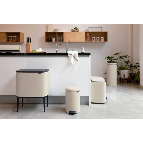 Kosz BO Touch Bin 3  x 11l Soft Beige BRABANTIA