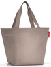 Torba shopper M herringbone mokka REISENTHEL