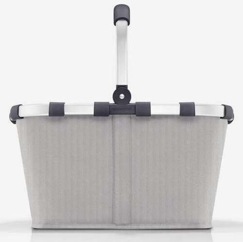 Koszyk carrybag herringbone grey REISENTHEL
