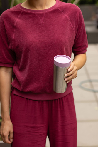 Kubek termiczny 360 ml Make & Take Lilac Pink BRABANTIA