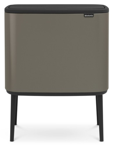 Kosz BO Touch Bin 3  x 11l platynowy  BRABANTIA 