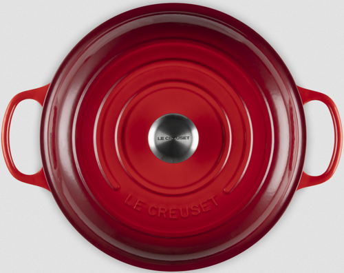 Garnek profesjonalny Gourmet 30 cm wiśniowy LE CREUSET