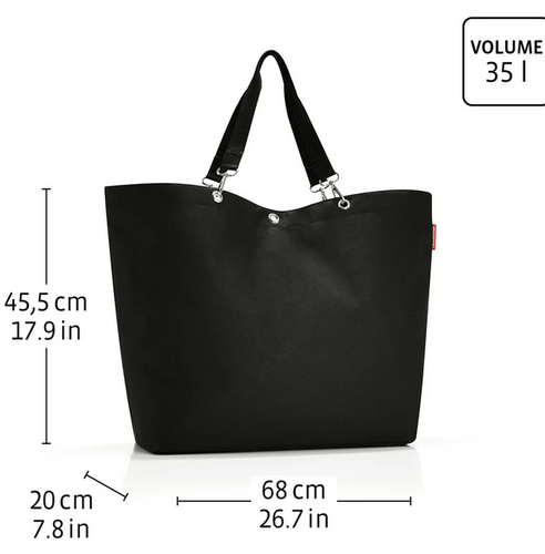 Torba shopper XL twist powder blue REISENTHEL