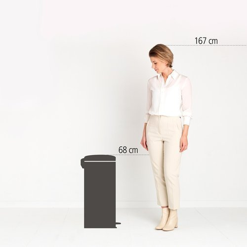 Kosz pedałowy NewIcon 30l stal polerowana BRABANTIA