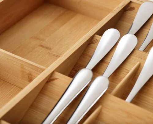 Organizer na sztućce rozsuwany DrawerStore™ Bamboo Expanding JOSEPH JOSEPH