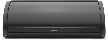 Chlebak wypukły duży czarny matowy BRABANTIA