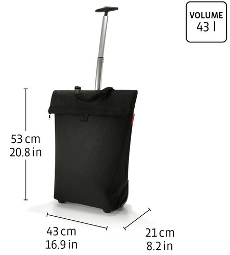 Wózek trolley M herringbone mokka REISENTHEL
