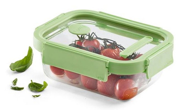 Szklany pojemnik 640ml prostokątny LEKUE