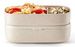 LunchBox To Go Organic 2x500 ml beige LEKUE
