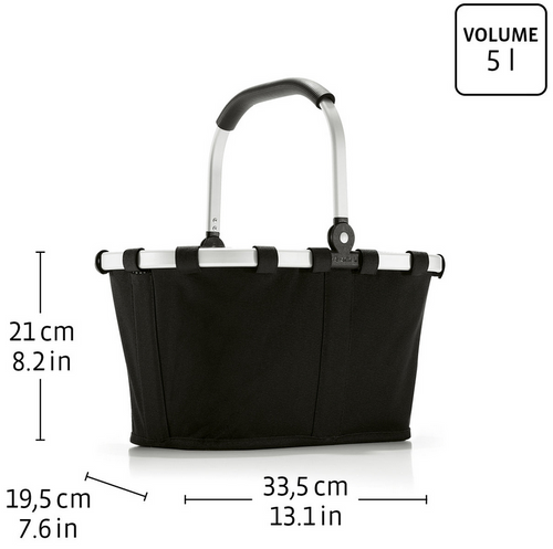 Koszyk carrybag XS black REISENTHEL