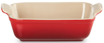 Prostokątna forma do zapiekania 19x14cm wiśniowa LE CREUSET