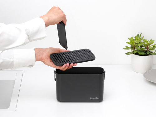 Organizer na zlew SinkSide Dark Grey BRABANTIA