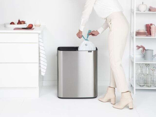 Kosz Bo Touch Bin 2x30 l stal matowa FPP BRABANTIA