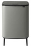 Kosz BO Touch Bin Hi 2x30 l  Mineral Concrete Grey BRABANTIA