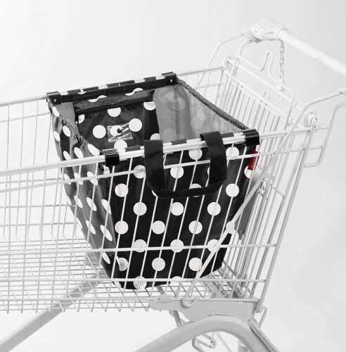 Torba easyshoppingbag dots white REISENTHEL