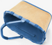 Koszyk carrybag raffia blue REISENTHEL